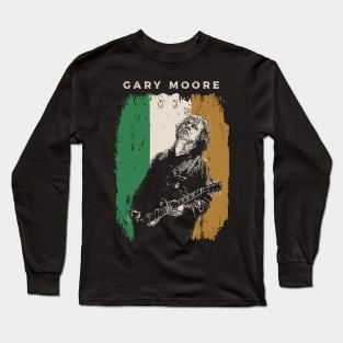 Vintage Distressed Gary Moore Long Sleeve T-Shirt